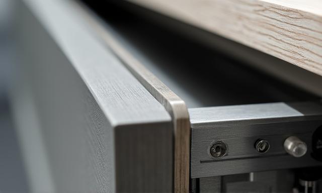 Detale wykończenia mebli biurowych klasy korporacyjnej