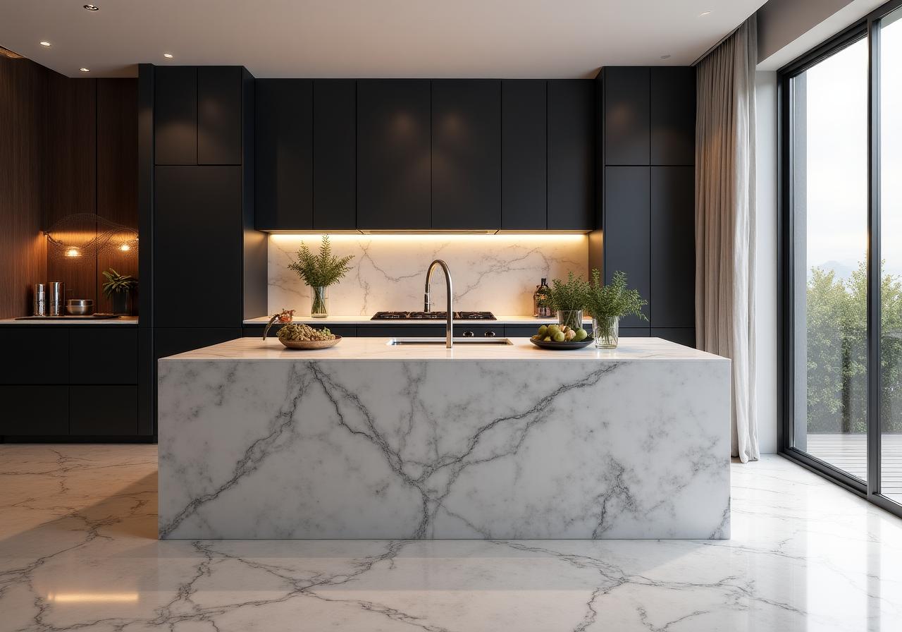 Luksusowa kuchnia na wymiar z wyspą